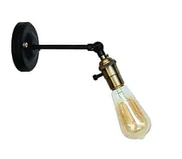 Бра настенное Levistella 752WC1903-1 E27 макс. 60W черный бронзовый патрон для дома