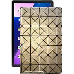 Чехол StatusCASE из экокожи для планшета Lenovo Tab M10 Plus (3rd) Золотой ромб