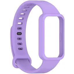 Силіконовий ремінець для фітнес браслетів Xiaomi Smart Band 9 Active Redmi Smart Band 3, Silicone, lilac, зі зручною застібкою, на фітнес трекер та смарт годинник, ArmorStandart (ARM85583) - мініатюра 3