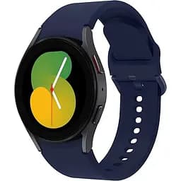 Ремінець силіконовий BeWatch Samsung Galaxy Watch 4/5/Pro SoftTouch Темно-синій (0139309)