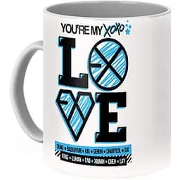 Кухоль GeekLand EXO XOXO LOVE CP 03.223.180 330 мл білий - мініатюра 3