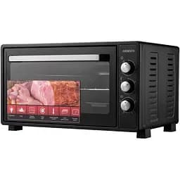 Электропечь Ardesto 1700 Вт, 48 л, хром.тены, таймер, подсвеч., вертел, черный