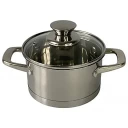 Кастрюля Krauzer Baby, со стеклянной крышкой, 14 см, 1,2 л (78301)