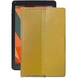 Чехол StatusCASE из экокожи для планшета Sigma mobile X-style Tab A101 Золотой