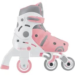 Роликові ковзани Globber Learning Skates 2 в 1 р.26-29 пастельно-рожеві (780-210) - мініатюра 3