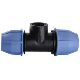 Тройник ПНД Vsplast 40x1 1/4x40 '' В 3002 000007706