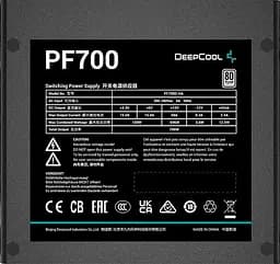 Блок живлення Deepcool PF700 700W 80+ Gold (R-PF700D-HA0B-EU) - мініатюра 3