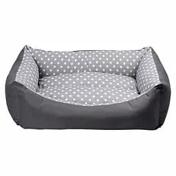 Лежак для тварин Milord Jellybean прямокутний розмір M сірий з білим (VR04//0472)