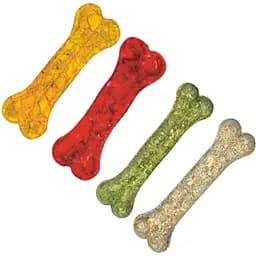 Лакомство для собак Селянські Смаколики Косточки цветные жевательные 10 см 34-40 г 20 шт.
