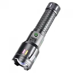 Ліхтар ручний Coba CB-G62-TG акумуляторний з режимом zoom 1x26650/3xAAA Type-C FLUORESCENCE