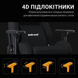 Крісло ігрове Anda Seat Kaiser 2 Pro Size XL Gray Linen Fabric (AD12YXL-17-G-F-G01) - мініатюра 11