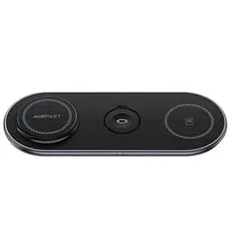 Бездротовий мультизарядний пристрій ACEFAST E19 Qi2 desktop 3-in-1 wireless charging holder чорний - мініатюра 3