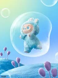 Брелок Labubu The Monsters Big into Energy Pop Mart 15 см, фігурка-сюрприз, плюшева іграшка в blind box - мініатюра 5