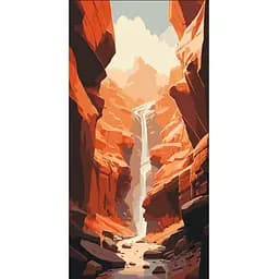 Картина за номерами Art Craft Каньйон 40х80 см (11567-AC)