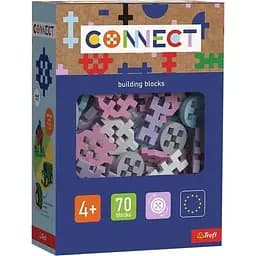 Набор деталей конструктора Trefl Connect (girls) 61982 70 эл. Разноцветный