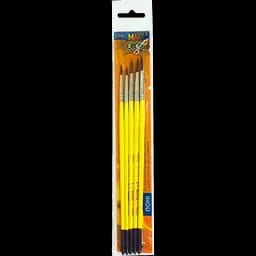 Набір пензлів ZiBi Smart Line поні, круглі 5 шт (ZB.6963PR-4)