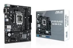 Материнська плата ASUS PRIME H610M-R D4-SI (PRIME H610M-R D4-SI) (Socket 1700, Intel H610, Micro-ATX) - мініатюра 2