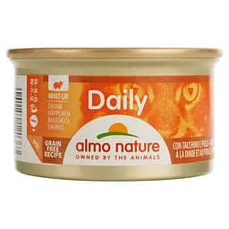 Влажный корм для кошек Almo Nature Daily Cat кусочки с индейкой и курицей 85 г