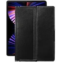 Чохол StatusCASE з екошкіри для планшету Apple iPad Pro 5 12,9 2021, 2022 Чорний матовий