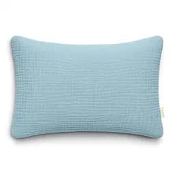 Комплект постільної білизни Cosas Aquamarine Євро муслін аквамарин (Muslin_37LightBlue_El-37LightBlue_200) - мініатюра 6