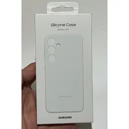 Оригінальний силіконовий чохол Samsung Silicone Case для Samsung Galaxy S24 Plus (S926) White EF-PS926TWEGWW - мініатюра 2