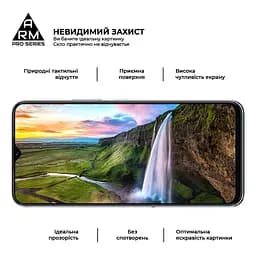 Захисне скло на Honor X6/X6a з олеофобним покриттям, Pro, повне проклеювання, антистатичний і пиловідштовхуючий шар, 9H, самоклеючеся, 2.5D, на весь екран, антистатичний клей, ArmorStandart (ARM69381) - мініатюра 4