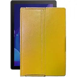 Чохол StatusCASE з екошкіри для планшету Alcatel 1T 10 Smart (8092) Жовтий