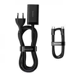 Зарядний пристрій Baseus GaN 3 Pro 2xUSB 2xType-C 65W CCGP040101 чорне - мініатюра 4