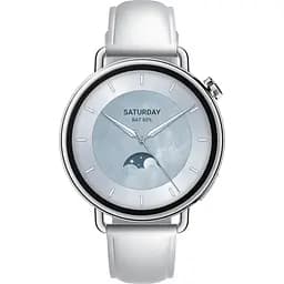 Смарт-годинник Xiaomi Watch S4 41mm Leather Strap White (BHR07VUGL) [148154] - мініатюра 2