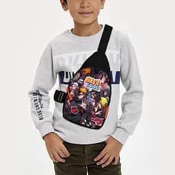 Сумка через плечо детская Аниме Naruto 29х17 см сумка слинг для мальчика (02047)