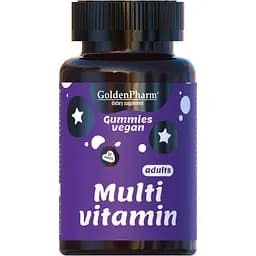Мультивітаміни для дорослих Golden Pharm веганський мармелад 60 шт.