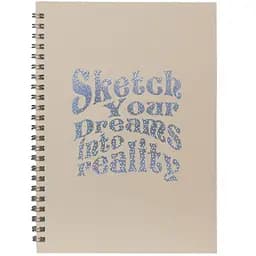 Скетчбук Kiri sketch Втілюй свої мрії 13102-KR А5 на спіралі (73486)
