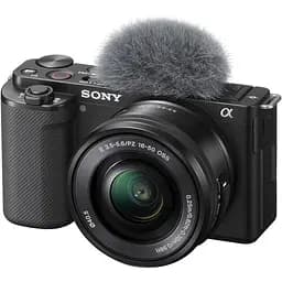 Компактний фотоапарат із змінним об'єктивом Sony ZV-E10 kit (16-50mm) Black (ILCZVE10LB.CEC)