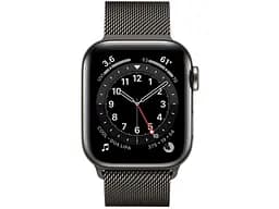 Смарт-годинник Apple Watch Series 6 GPS + Cellular 44mm Graphite Stainless Steel Case with Graphite Milanese Loop [M07R3] [51004] - мініатюра 2