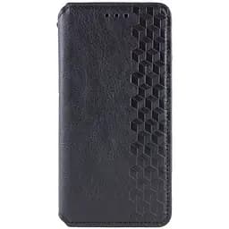 Кожаный чехол-книжка Getman Cubic (PU) для Samsung Galaxy A26 5G Черный