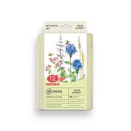 Набор карандашей акварельных 99IDEAS "Aqua Expert" 12 цветов, Botanical Set, металлическая коробка, 99AE-12BOT