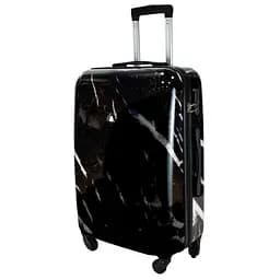 Валіза середня Semi Line 24 дюйми (M) дюйми (M) Polycarbonate/ABS-Plastic Black Marble (T5730-2)