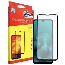 Стекло защитное Dengos Full Glue Motorola G06 Black (TGFG-420)