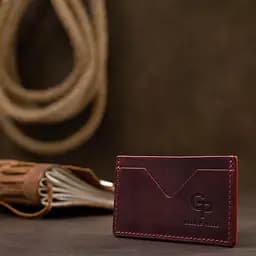Жіночий шкіряний картхолдер GRANDE PELLE 9.5х6 см acs0025908 - мініатюра 5