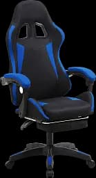 Геймерське крісло GT Racer чорне із синім (X-2324 Fabric Black/Blue) - мініатюра 4