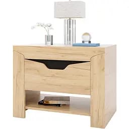 Тумба ліжка Еверест Ліберті з ящиком Дуб Крафт Золотий (DTM-2073)