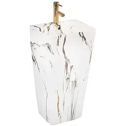 Умивальник Rea Aris marble мармур підлоговий REA-U6906, Мармур