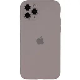 Чехол Silicone Case Full Camera Protective AA для iPhone 12 Pro Max 6.7" Серый / Lavender