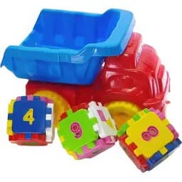 Машинка Doloni Смайлик №4013585 червоний з блакитним