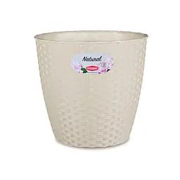 Вазон круглый NATURAL, 6,2 л, 24 см (73587)