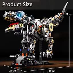 Конструктор динозавр MJI Тиранозавр РЕКС Tyrannosaurus для дітей та дорослих 1268 деталей - мініатюра 3
