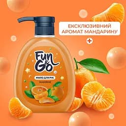 Рідке мило для рук Fun&Go Tangerine 300 мл - мініатюра 3
