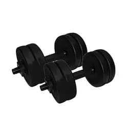 Гантели наборные композитные в пластиковой оболочке 2 шт по 5,5 кг Rock Pro NE-PL-G-005-2