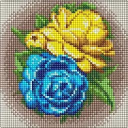 Алмазна мозаїка Ideyka Кольори вільності Mariia Davydova без підрамника 20х20 см (AMC7683)