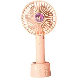 Дитячий портативний USB-вентилятор Куромі та Мелоді рожевий (2628-12)